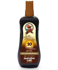 Australian Gold SPF10 Spray Gel Sunscreen BRONZER 237 ml