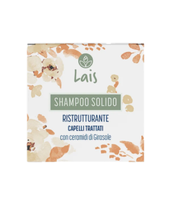 Lais Shampoo Solido Ristrutturante 70gr Con Ceramidi Di Girasole