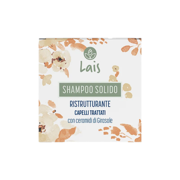 Lais Shampoo Solido Ristrutturante 70gr Con Ceramidi Di Girasole