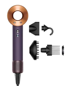 Dyson Supersonic Professional Steel/ Violet - asciugacapelli ad asciugatura rapida